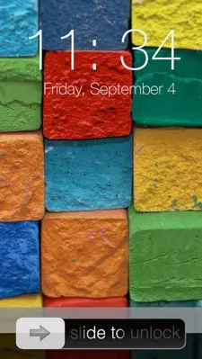 Lock screen slider android App screenshot 1